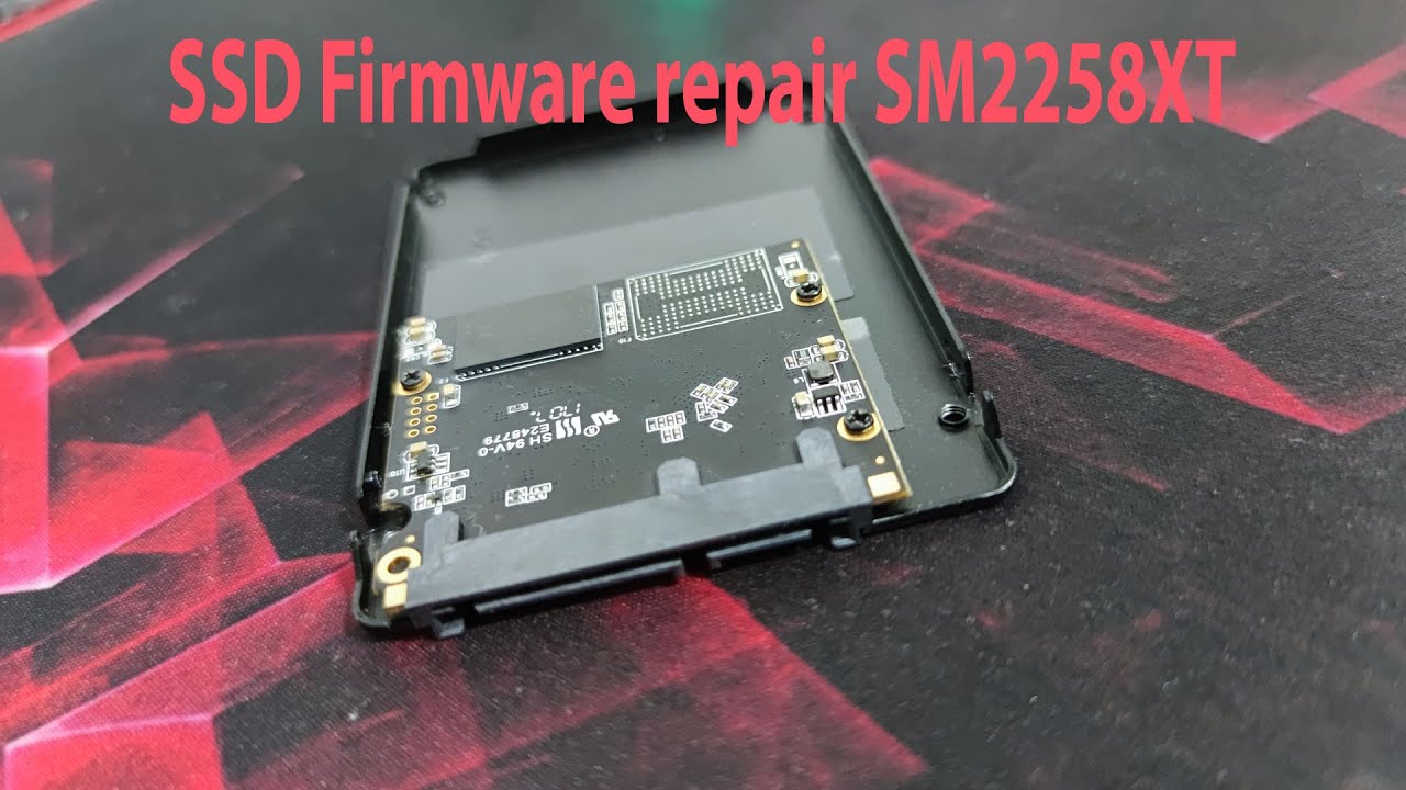 SSD repair SM2258XT controller