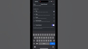 Create a private text channel in discord on mobile #discordguide #discordchat #discordtutorial
