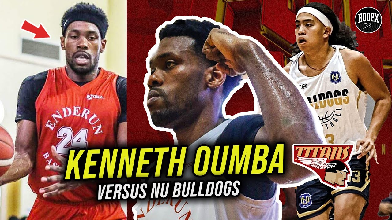 PINOYLIGA BEST IMPORT KENNETH OUMBA OF ENDERUN COLLEGE VS STEVE NASH ENRIQUEZ OF NU BULLDOGS