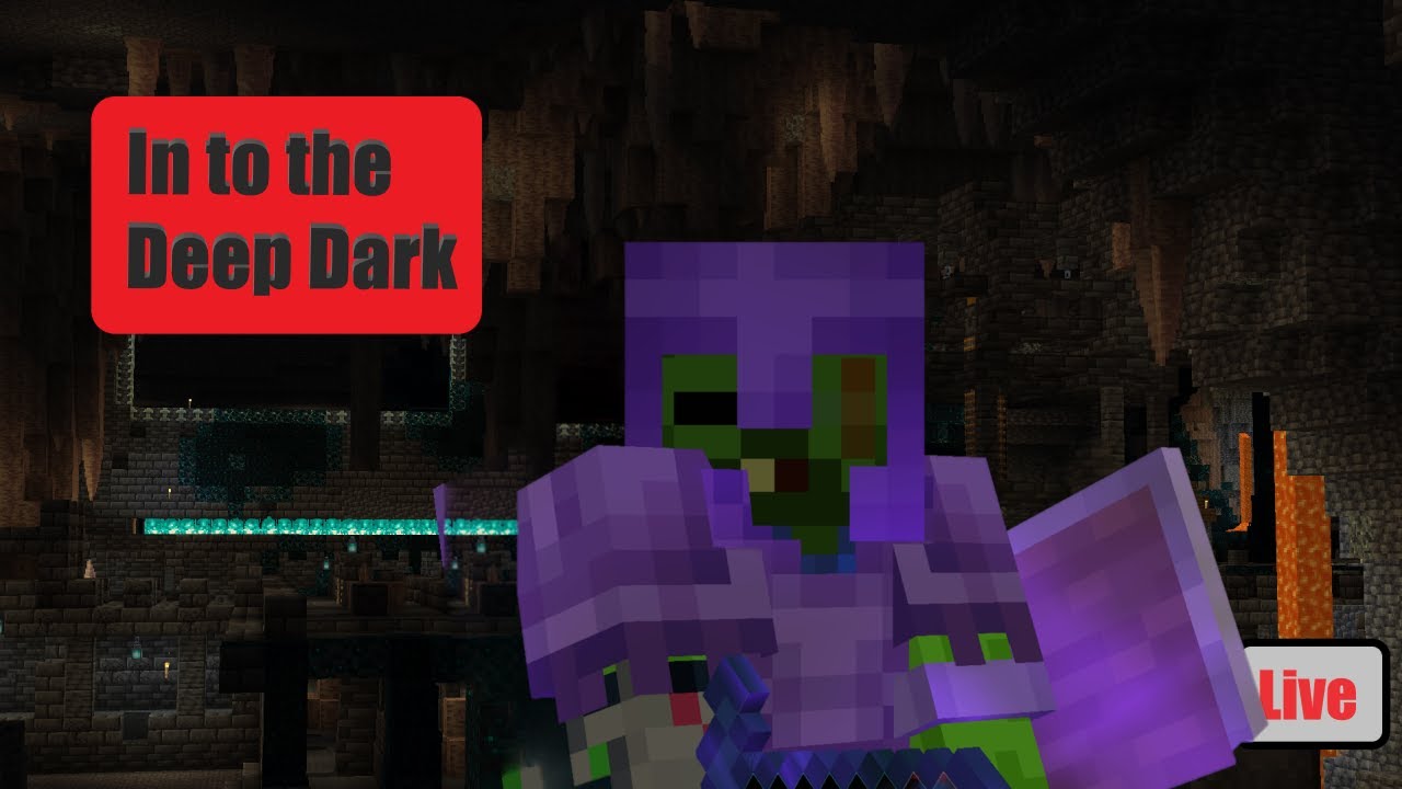 In to the deep dark minecraft 1 19 youtube