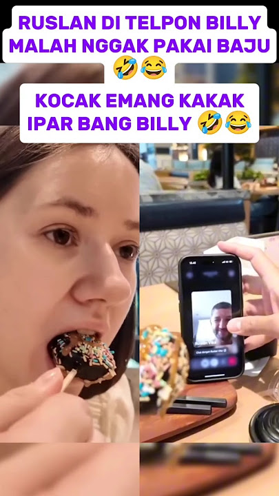 RUSLAN WAS CALLED BY BANG BILLY, BUT HE WASN'T WEARING ANYTHING 😂 #billysyahputra #vikakolesnaya
