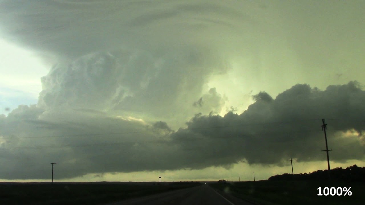 June 29, 2019 North Dakota Tornado Warned Supercell Time Lapse - YouTube