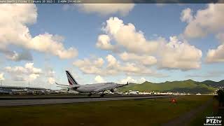 Air France Af498 A332 Touch-N-Go At Sxm On 1202023