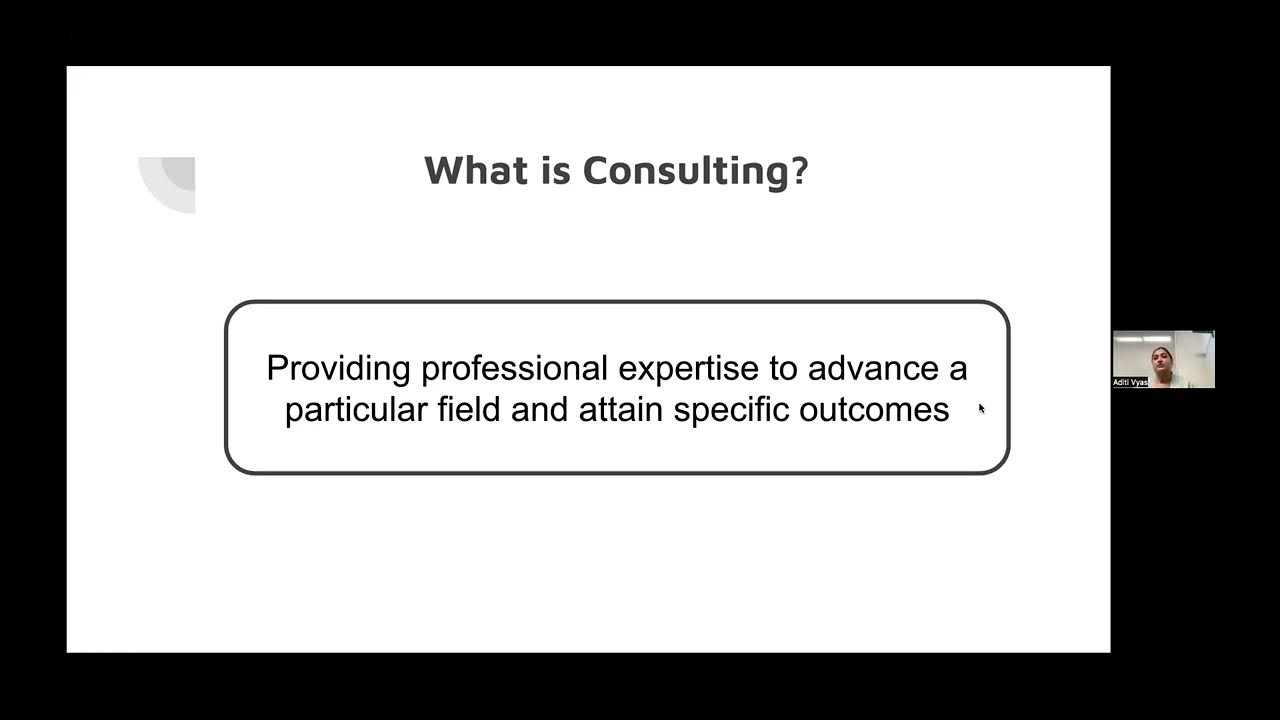 Dr. Aditi Vyas, a Life Sciences Consultant with Cerneos Group. YouTube