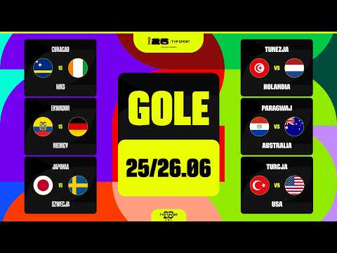 Gole Mundialu: 25/26.06. Grupy D, E i F - 3. Tydzień. Strzelali Niemcy, Holendrzy i Inni!