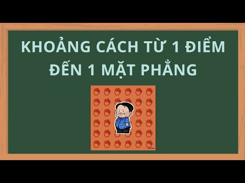 Video [LỚP 11] KHOẢNG CÁCH TỪ 1 ĐIỂM ĐẾN 1 MẶT PHẲNG - youtube