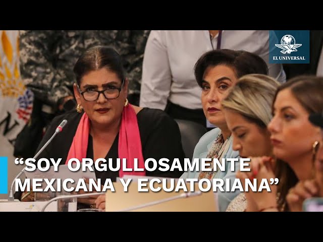 Ministra de Ecuador, de nacionalidad mexicana, denuncia persecución tras asalto en embajada class=