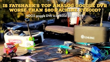 The dumbest FPV goggle comparison?