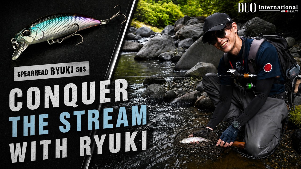 Stream Trout Fishing with the Ryuki Series