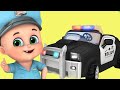 Police Car Cartoon video for kids | police car chase, helicopter | Kids truck videos -police vehicle