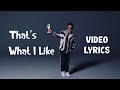 Bruno mars - That’s what I Like (official lyrics video) | Lyrics | Polo Music