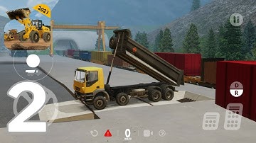 Heavy Machines & Mining - Road Construction Simulator - Grader and Dozer Tasks - Part 2