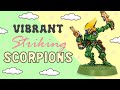 How to paint classic 40k striking scorpions