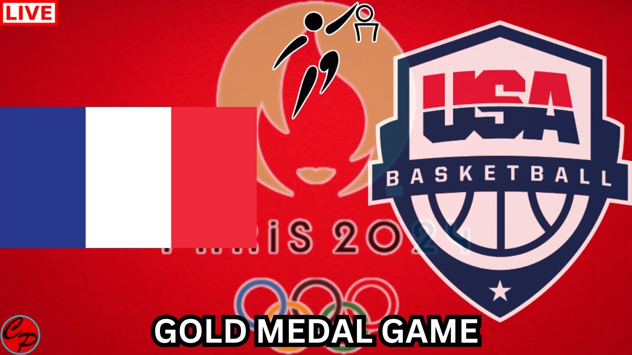 2024 PARIS OLYMPICS FRANCE vs USA WOMEN'S BASKETBALL GOLD MEDAL GAME