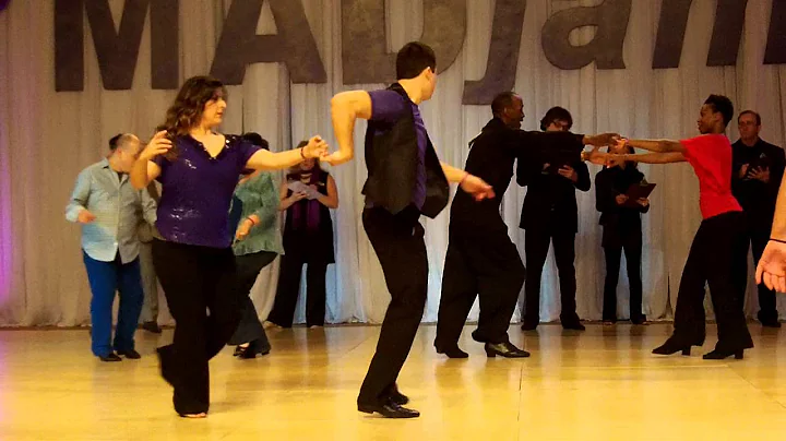 Alexis Pero and Ralph Maddox Novice Strictly Final...