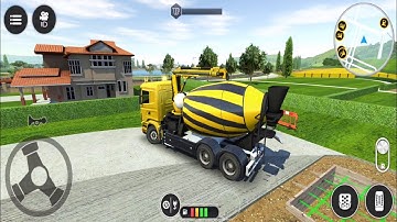 Drive Simulator 2020 - #17 Modern House Construction! - Android Gameplay | Truck Games 3D