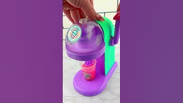 Mini DIY Slime Boba Espresso Machine Satisfying Video ASMR!🧋#shorts #fidgets #asmr