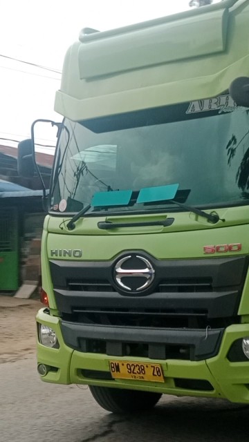 Suara rem angin truk hino 500