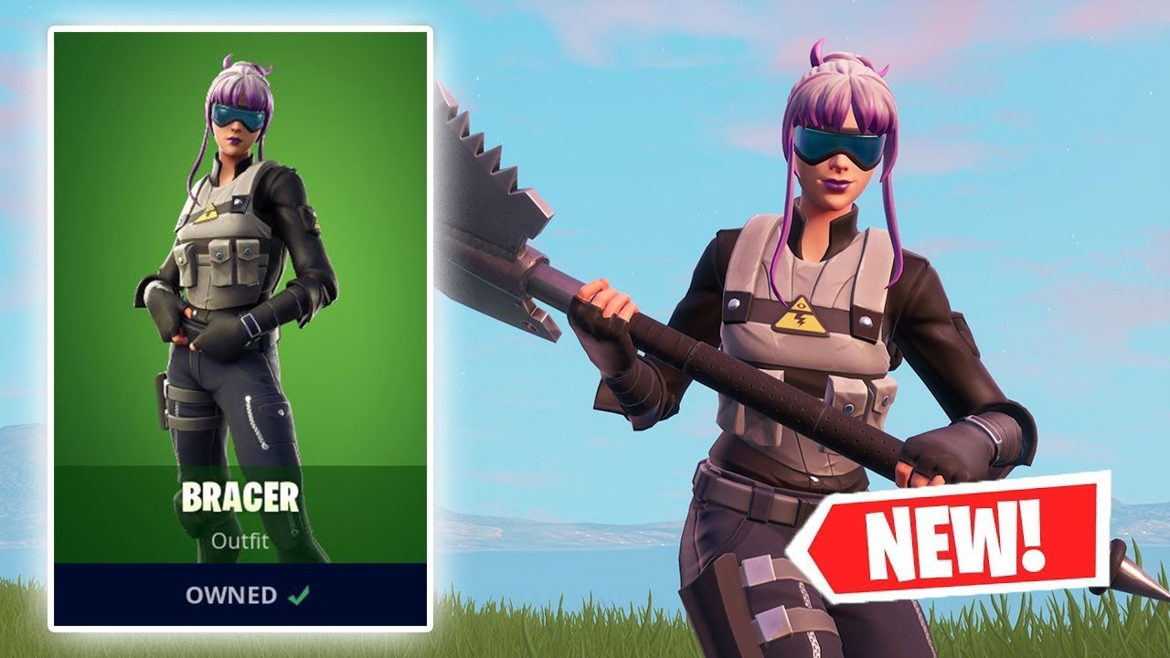 NEW BRACER SKIN Gameplay in Fortnite! - YouTube