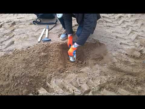 Испытание песчаных грунтов методом режущего кольца