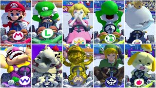 Mario Kart 8 Deluxe - All Characters Losing Animations