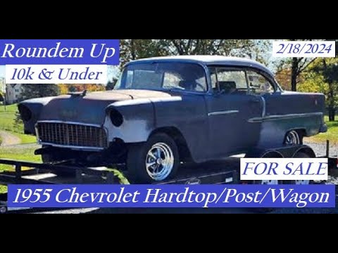 For Sale 1955 Chevrolet Hardtop's Post's x Wagon's 10K x Under