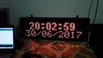 Jam sholat  dengan 2 panel p10 dan arduino nano-3