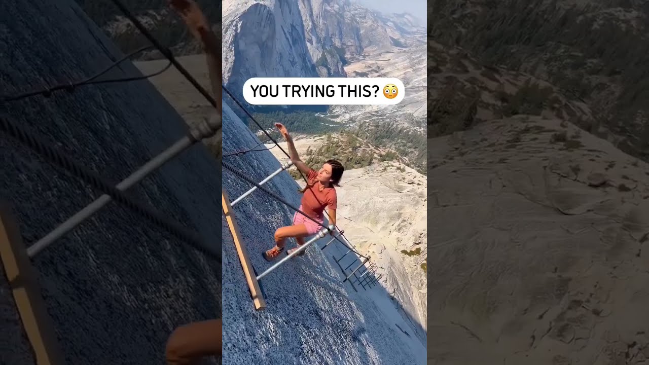 Half Dome Trail In Yosemite California USA