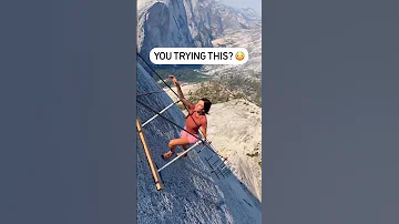 Half Dome Trail In Yosemite California USA 