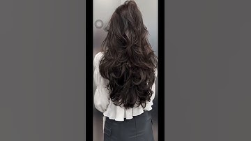 Layer dài uốn đẹp nhất. #uốn #tóc #uontocdep