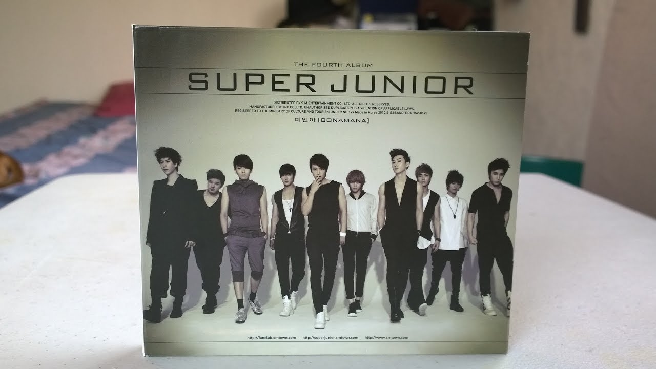 Unboxing Super Junior - Bonamana (Repackage Album) - YouTube