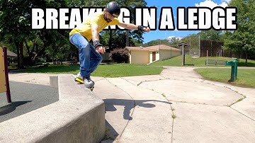 Breaking in a New Ledge + Them 909 and Reign v3! // Aggressive Inline Skating