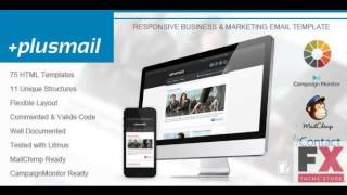 Preview PlusMail - Responsive Email Template