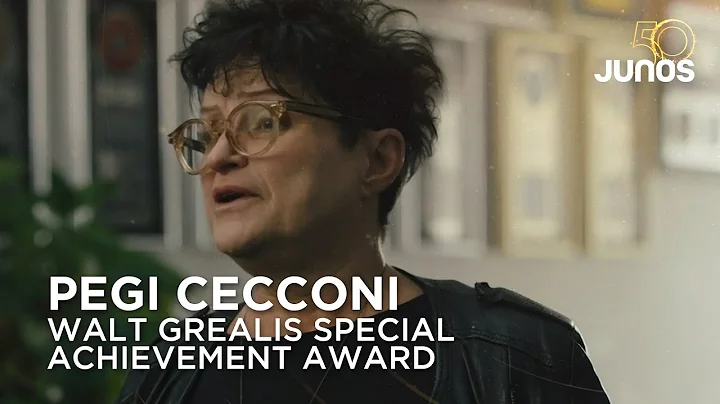 Pegi Cecconi receives the Walt Grealis Special Achievement Award | Juno Awards 2021