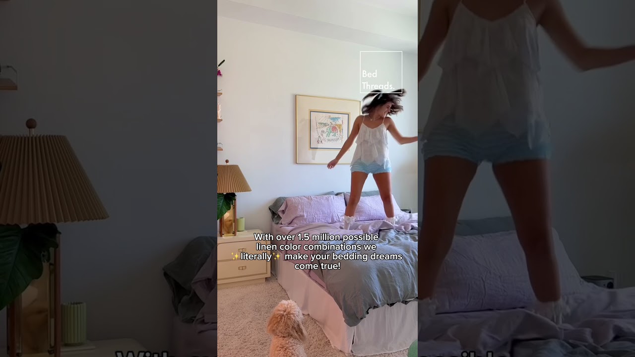 Create Your Dream Bed With 100% French Flax Linen | Bed Threads.