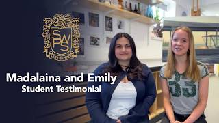Swps Testimonial From Sixth Formers Madalaina And Emily