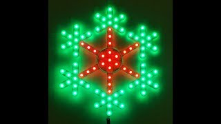 RGB LED Snowflake