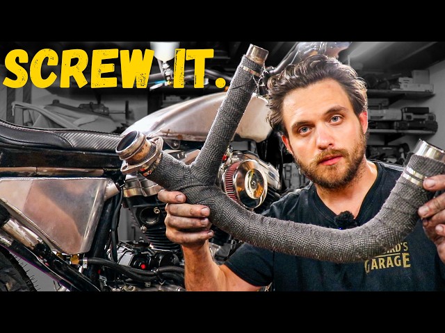 I'm DONE Waiting… So I Made My Own Harley Exhaust - YouTube
