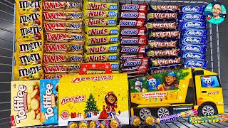 : A Lot of Candy 2025 #9 M&M's, Twix, Toffifee, Nuts, Snickers, Picnic, MilkyWay, ˸, Chupa Chups