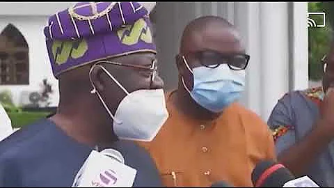 My son was not kidnapped - Tinubu speaks on the #EndSARS protest | Vanguard News