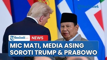 Mic Bocor! Media Asing Soroti Percakapan Rahasia Trump & Prabowo di KTT Mesir