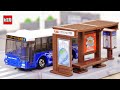 サクッとあけてくよー トミカタウン バス停  トミカ付き ／ New Tomica Town