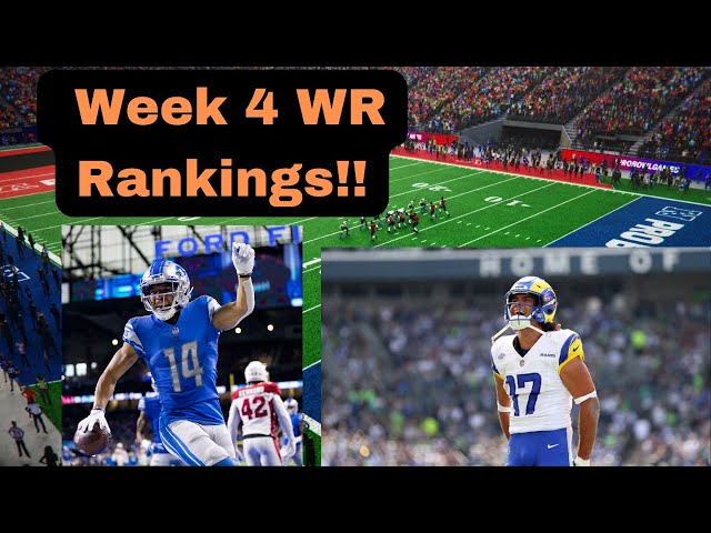 wr rankings week 4