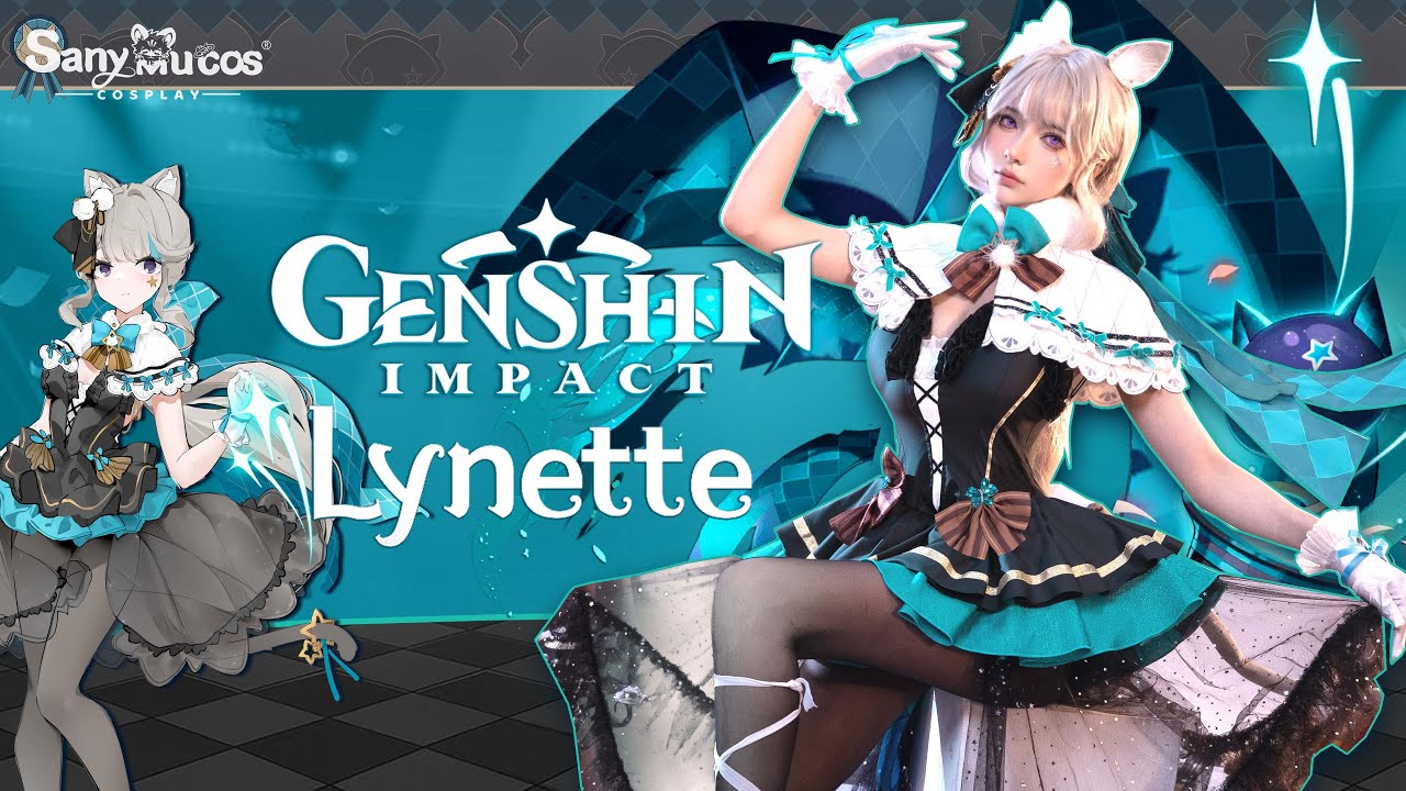 【SanyMuCos】Genshin Impact Lynette Cosplay Costume Designer Edition Detail Show