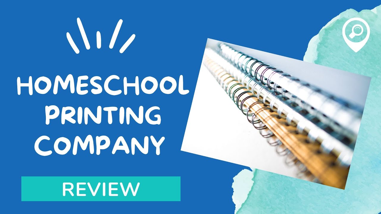 Homeschool Printing Company Review & Unboxing YouTube