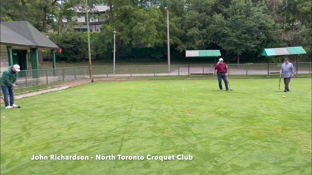 John Richardson croquet bouncing bomb jump shot YouTube