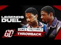 When julius erving faced off magic johnson in the finals  legends duel highlights