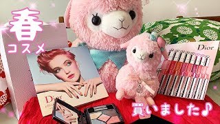 Diorで春コスメ購入