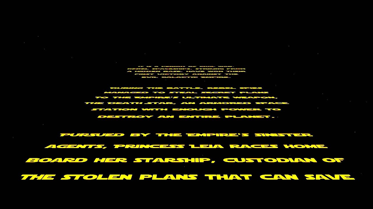 Star Wars Intro 8 Bit NES style