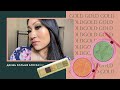 Обзор палетки теней Natasha Denona Mini Gold и хайлайтеров Jeffree Star Supreme Frost